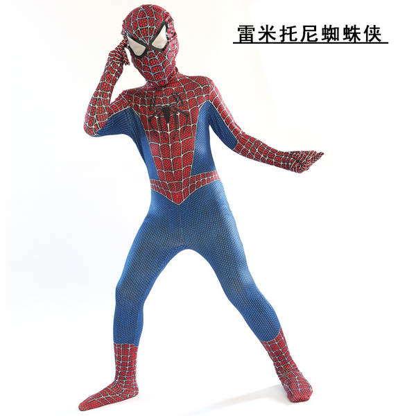 Traje de Cosplay do Homem de Ferro e Spiderman para Criança