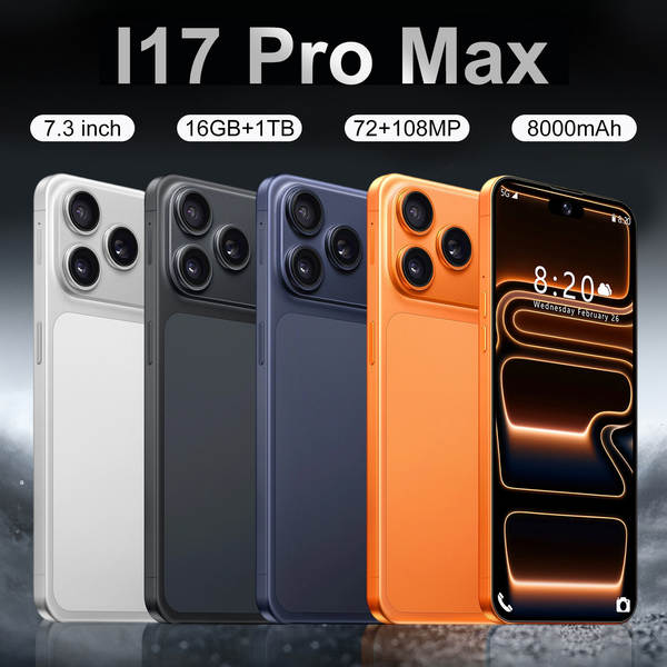 I17 Pro Max transfronteiriço de 7,3 polegadas 16+1T de baixo preço para fabricantes de smartphones inteligentes Android