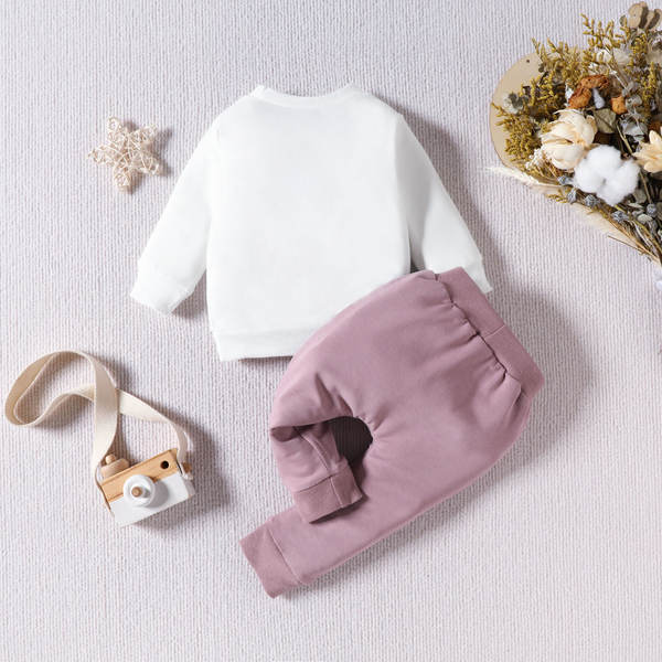 Conjunto de moletom infantil