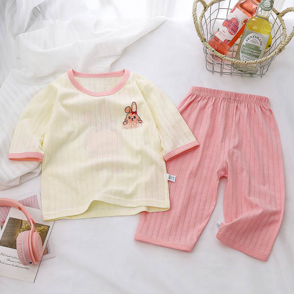 Conjunto de Pijama Infantil de Algodão