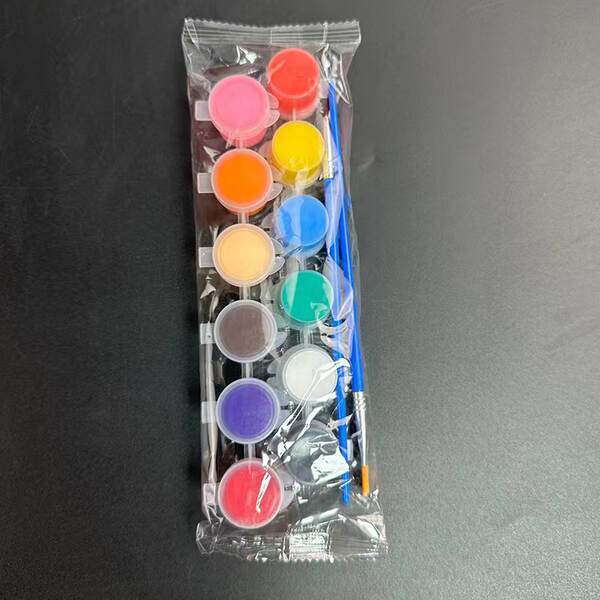 Pintura de acrílico 3 ml de 12 cores de coloração de coloração de bonecos de coloração para crianças pinturas de pintura artística fabricantes de lote
