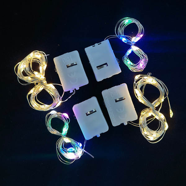LED cor de iluminação interior caixa de presentes do bolo de flores decoração atmosfera de layout de lâmpadas com três lâmpadas de ar condicionado de cor de cobre