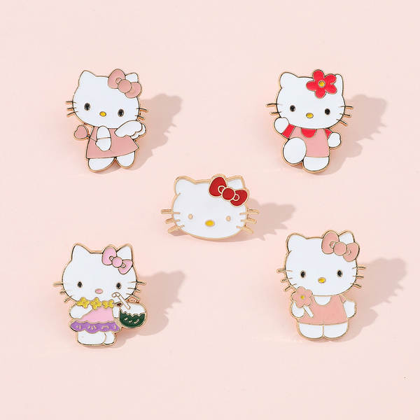 Broche de Gato de Metal