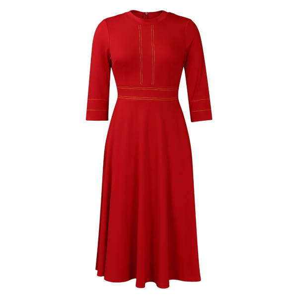 Vestido curto de manga para mulher