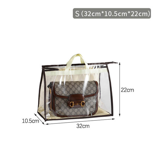 Saco de armazenamento de sacolas de alta capacidade do guarda-roupa suspenso de lixo de armazenamento do saco de armazenamento do PVC visível do saco de poeira