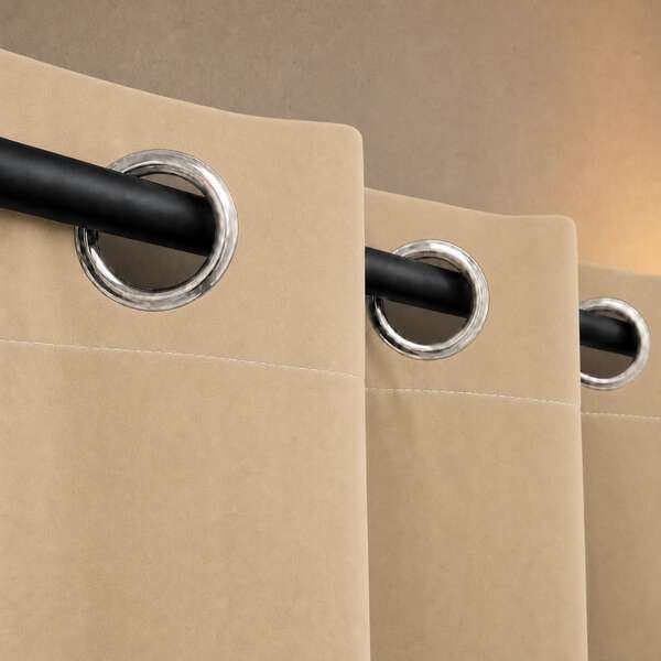 Cortinas de alta iluminação perforadas de isolamento solar do quarto para uso doméstico cortinas simples transfronteiriças grossistas
