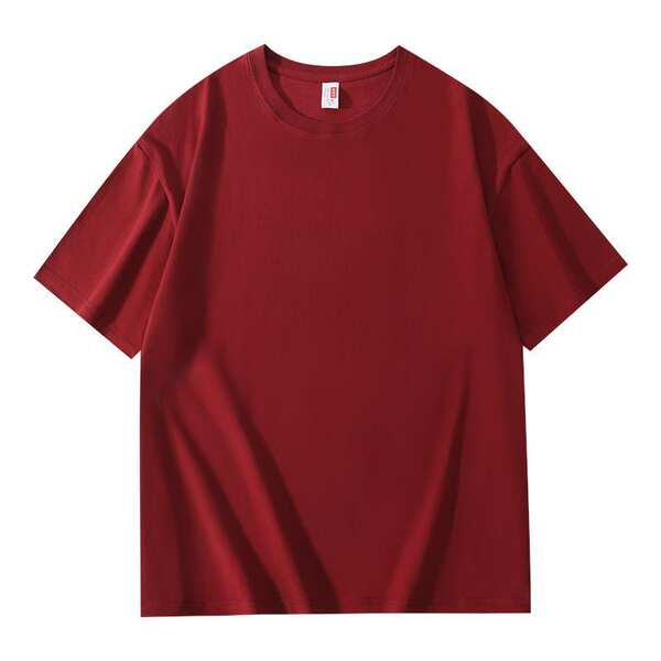 T-shirt de algodão curto de algodão personalizado logo de grupo vestido de grupo vestido de negócios DIY vestido de negócios vestido de corda de anúncio de cultura impressão