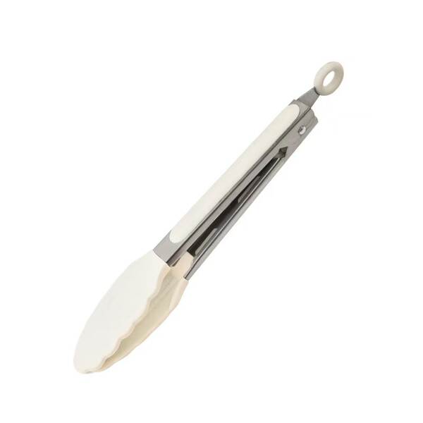 Conjunto de 12 Utensílios de Silício com Cabos de Madeira