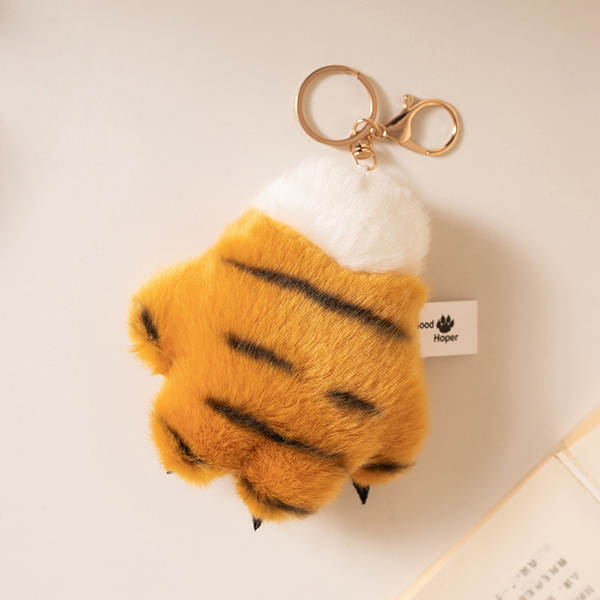 Pulseira de Pelúcia de Tigre