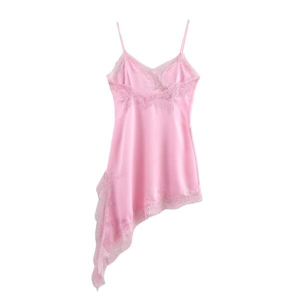 Comércio Exterior Transfronteiriço 2025 União Européia Roupas femininas de moda temperamento sexy raso não-asimétrica vestido de casaco 5919200