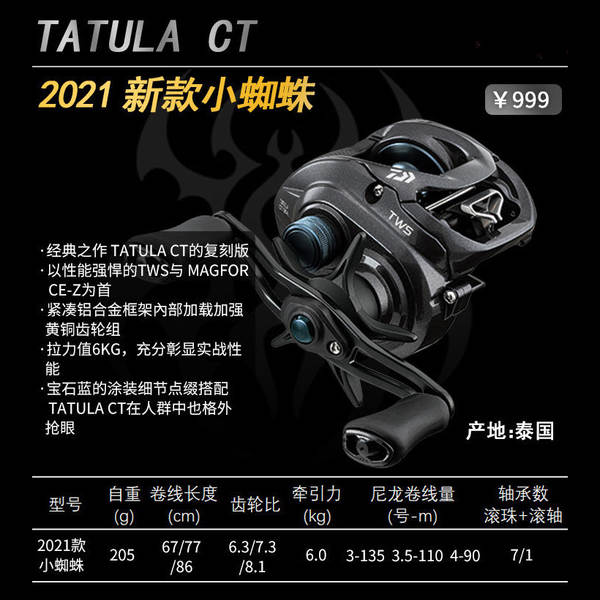 Carretilha de Pesca TATULA