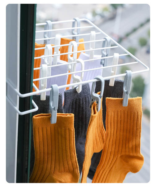 Prego de plástico para secar roupas