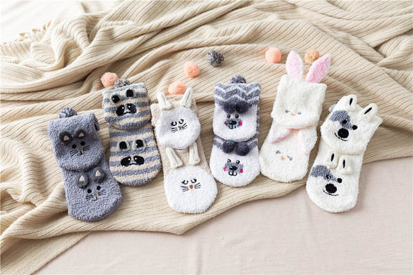 Meias de Inverno Antiderrapantes Femininas