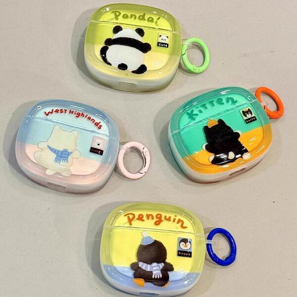 AirPods 1 / 2 protector de fones de ouvido para animais de estimação adoráveis AirPods 3 Advanced Pro2 Cartoon 4