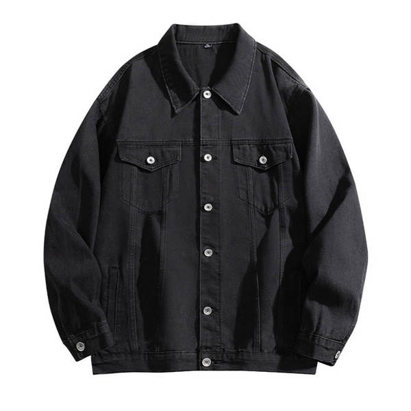 Jaqueta de couro masculina