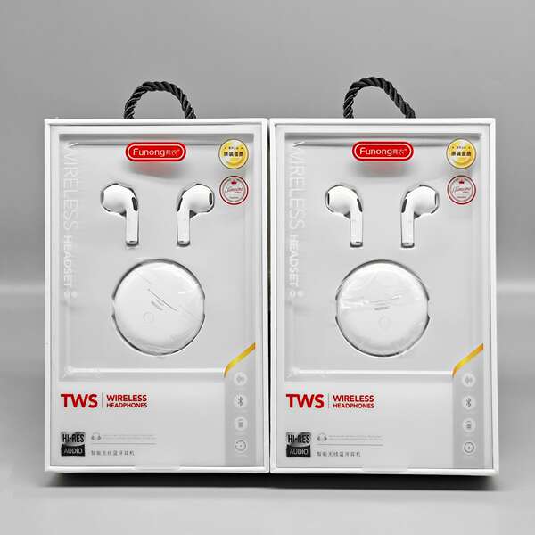TWS Dual-Ear Bluetooth Headset Para Huawei MiVivo Peugeot Plus Honor Celular Bluetooth Headset
