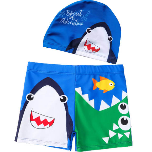Conjunto de bermuda e camisa de natação para criança