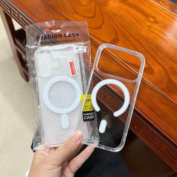 Protetor de casca transparente para iPhone 17 Pro