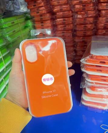 Silicone líquido para iPhone 17promax/17air/17 com logotipo
