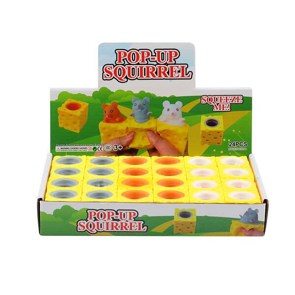Rato de Queijo Anti Estresse