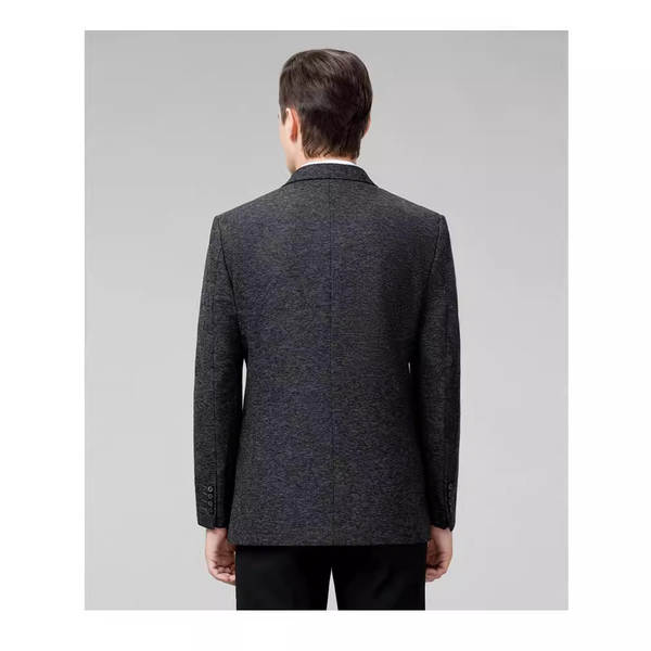 Vestido masculino de primavera e outono 2024 novo casaco do pai de meia-idade