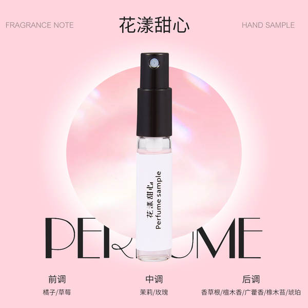 3ml Pequeno Perfumado Q Versão Cartão de Teste Homem Dama Permanente Natural Fragrância Portátil Presente Noite de Venda ao Varejo