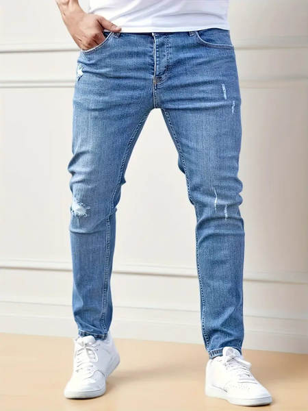 Calça Jeans Masculina Elástica