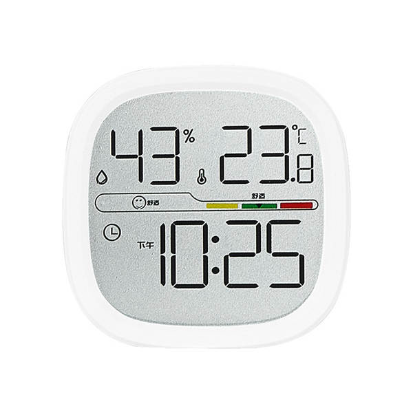 Relógio eletrônico finíssimo relógio digital simples de parede LCD pequeno relógio multifuncional de temperatura de relógio eletrônico 8218
