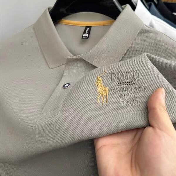 Camisa Polo Masculina de Algodão