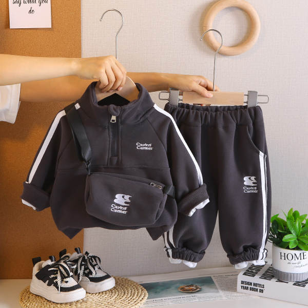 Vestido de guarda-roupa para meninos com mangas compridas 2025 Outono Novo Vestido de guarda-roupa para meninos de 1 a 5 anos