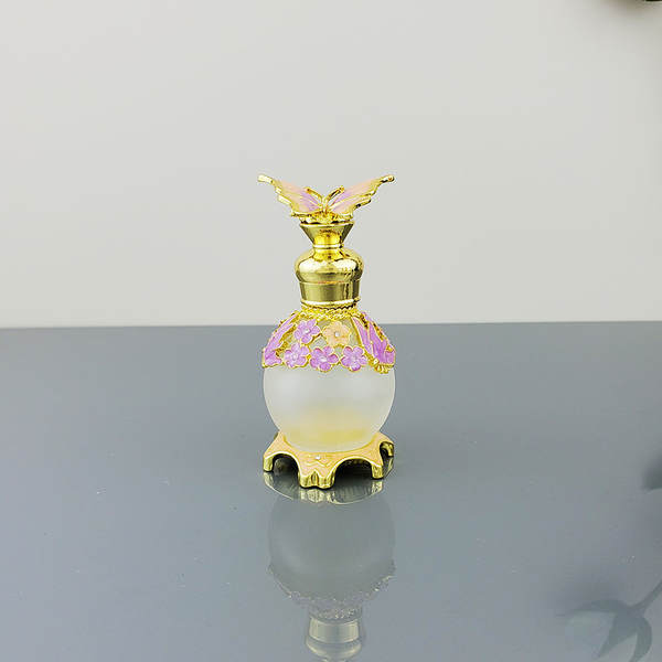 Botão de perfume de Dubai 15ml Berlim Menina Sem Pessoa Rose Blue Wind Clock Botão de perfume de óleo essencial de vidro vazio