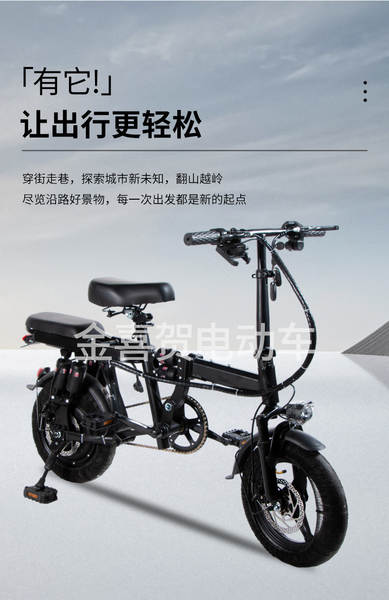 Bicicletas elétricas de dobragem sem escovação Motor de longa duração de vácuo fabricante fornece bicicletas elétricas de dobragem