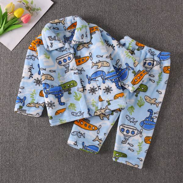 Pijama de flanela para criança