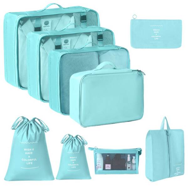 Kit de Organização de Viagem 7 Peças