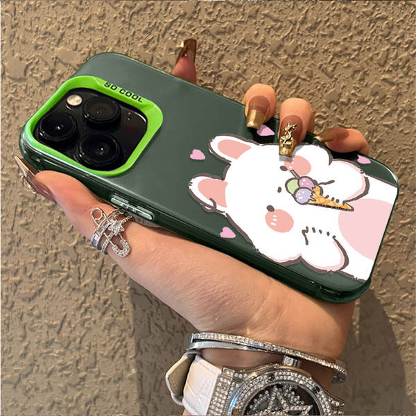 Aplicável Samsung S25Plus Capa de celular S24Ultra Moda S23FE Supernatural Coelho S22 Novo Modelo