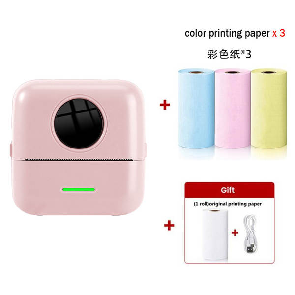 Mini impressora sem fio sem fio de venda quente transfronteiriça celular inteligente sem tinta Bluetooth impressora de fotos domésticas de pequeno porte