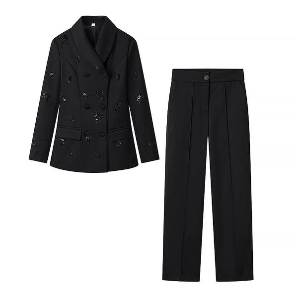 Terno feminino com jaqueta e calça
