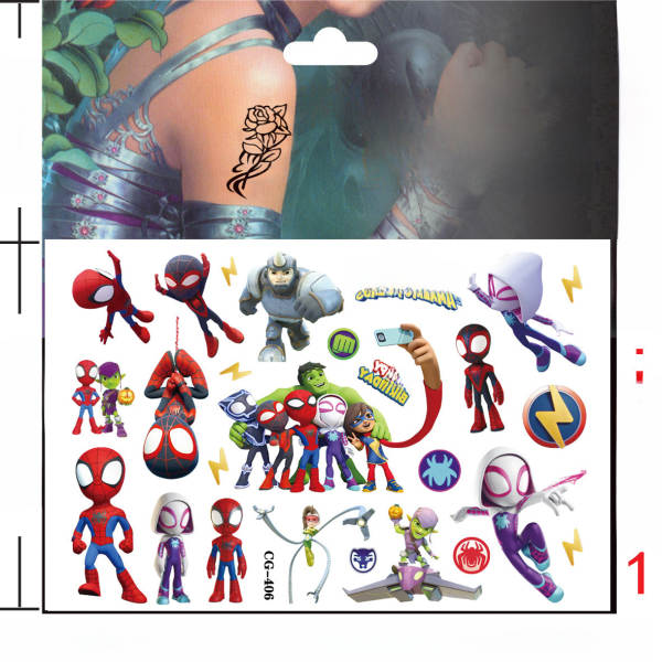 Tatuagem Temporária de Spiderman
