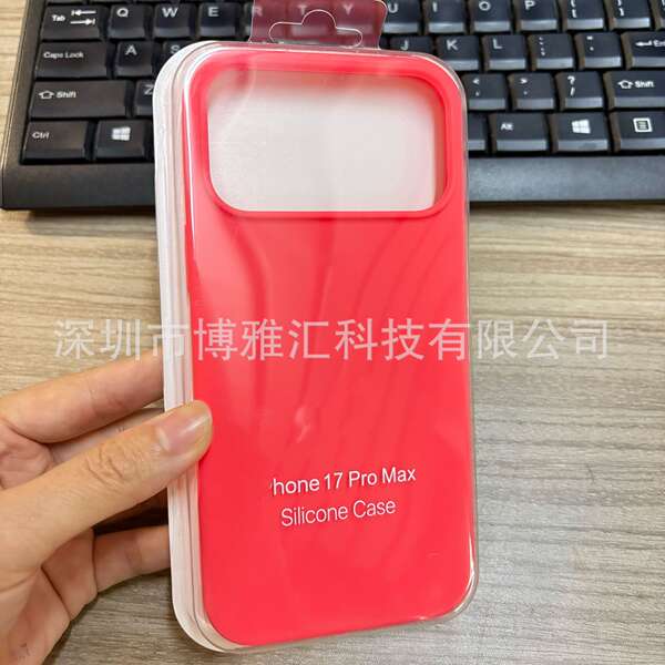 Aplicável ao iPhone 17 Pro Capa de silício líquido para celular Apple 17 Promax Capa de proteção de poros 17Air