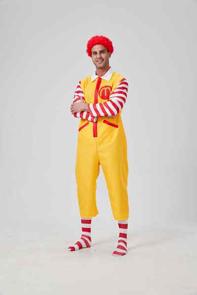 Traje de Palhaço Mac Donald para Homem