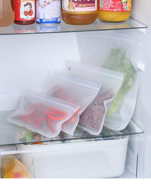 EVA sacos de alimentos frescos refrigeradores sacos de armazenamento de alimentos sacos de frutas e vegetais selados sacos reutilizáveis