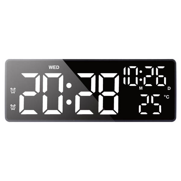 Relógio Digital LED com Termômetro