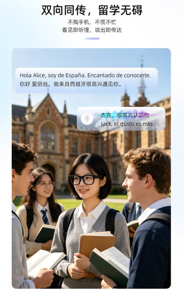Fabricante de óculos inteligentes AI com câmera de alta definição para gravação de reuniões de gravação e transcrição de mídia de escritório