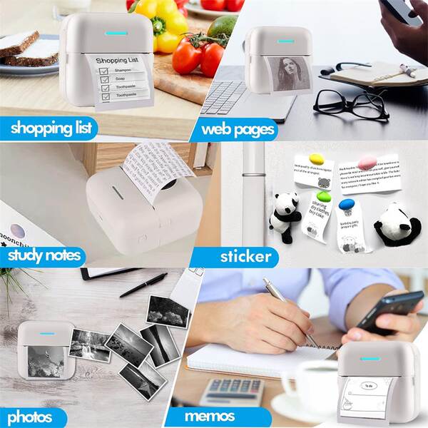 Mini impressora sem fio sem fio de venda quente transfronteiriça celular inteligente sem tinta Bluetooth impressora de fotos domésticas de pequeno porte