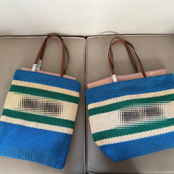 Miu Mu 25 novo saco de tecelagem de moda com centenas de linhas coloridas para o design de massa para tecelagem de areia de tofu