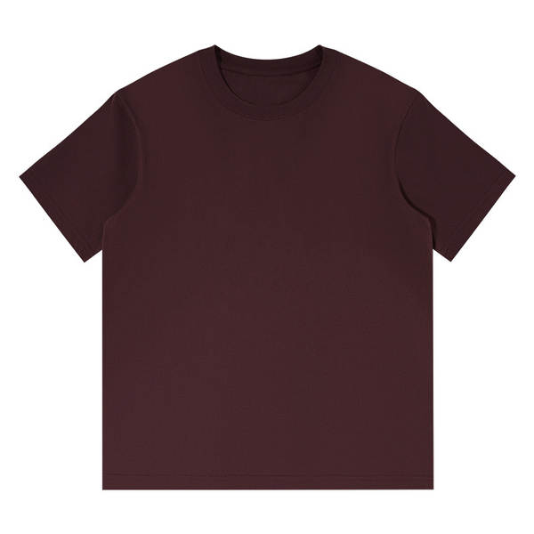 230 gr de corda T-shirt de pulseira curta para homens e mulheres vestido de verão peso pesado algodão puro relaxante roupa de banho pura vestido branco