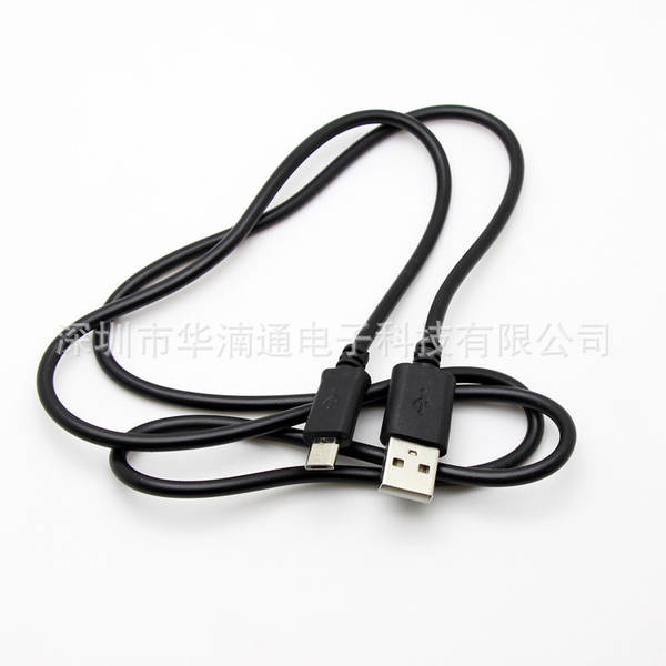 Fabricante Wholesale V8 Cabo de Carregamento Cabo de Dados do Smartphone Android MICRO Cabo de Dados USB Preto