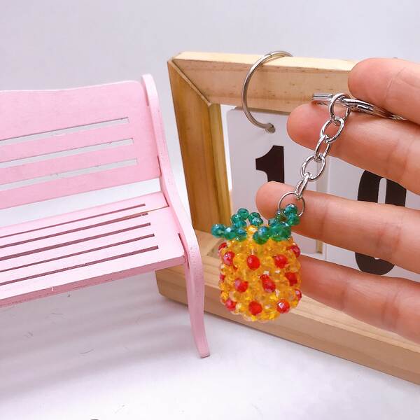 Pendente de Frutas em Cristal