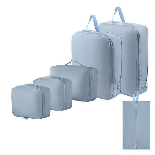 Novo equipamento de limpeza de sacos de roupa com 6 peças de bagagem