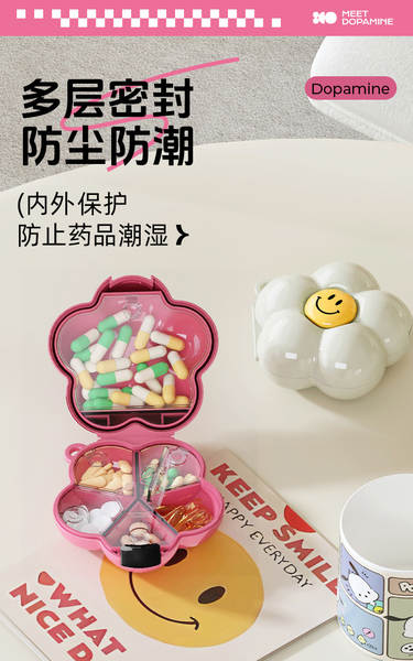 Caixa de Medicamentos Portátil